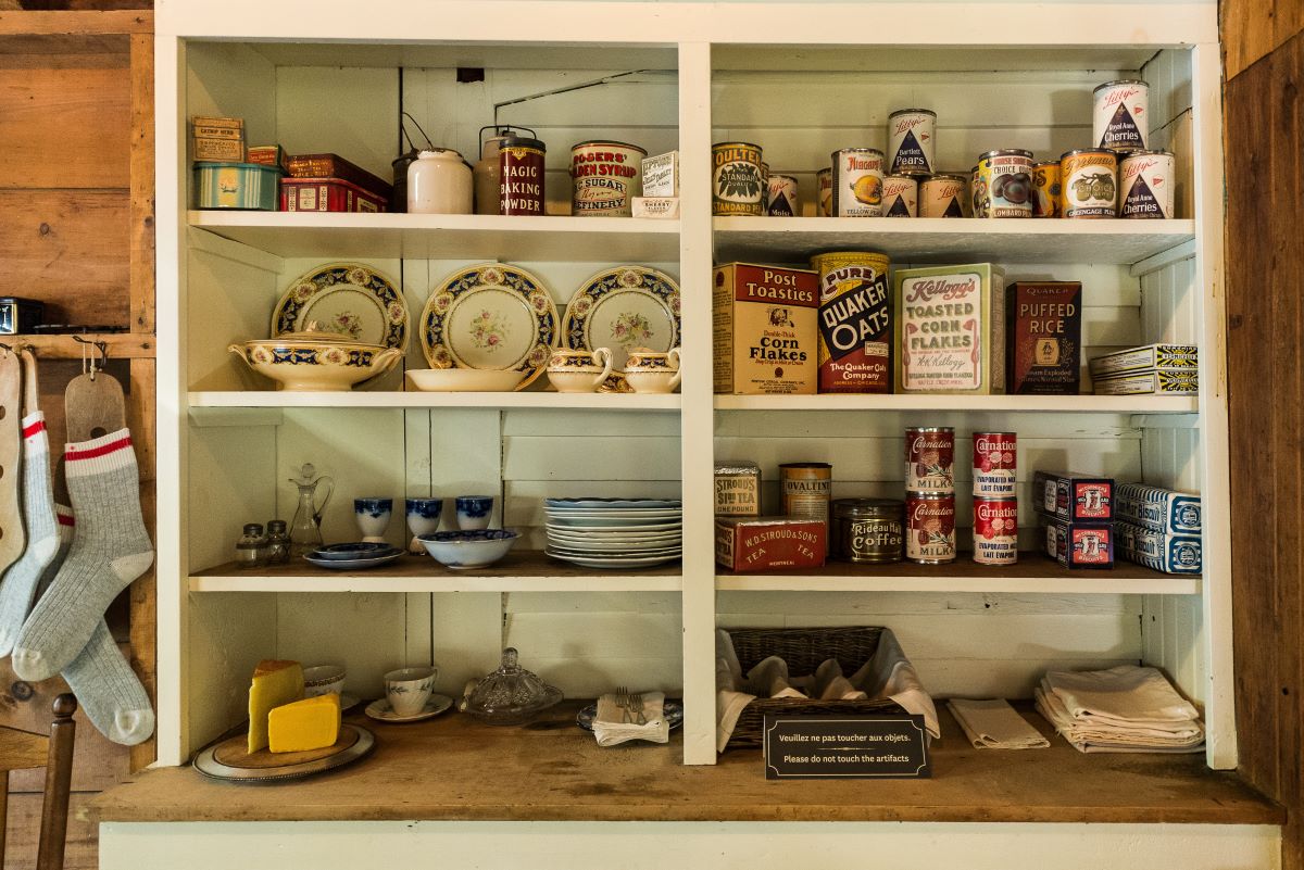 pantry organization starts with sorting like things, as pictured here