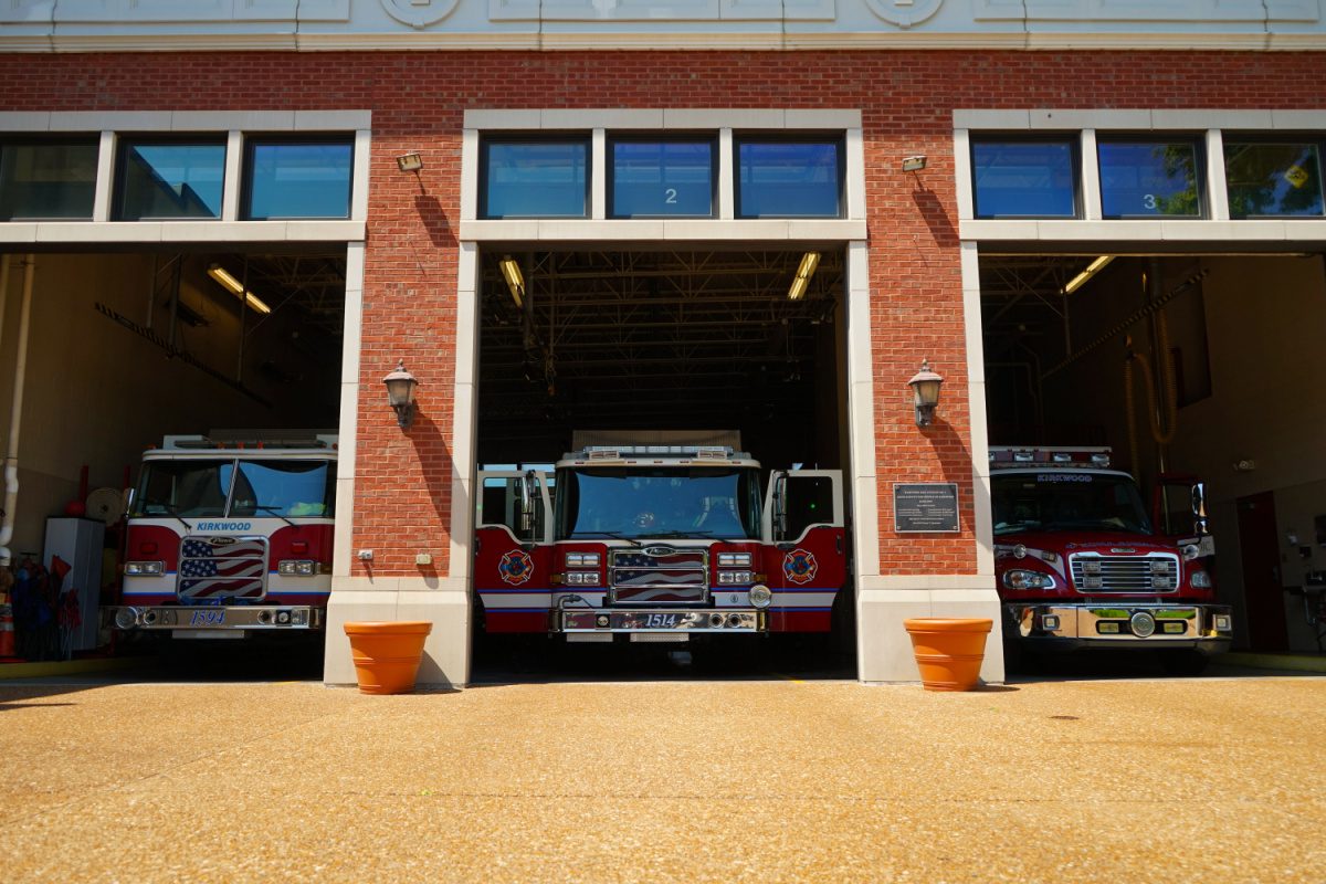 Kirkwood, MO fire department on a gorgeous day