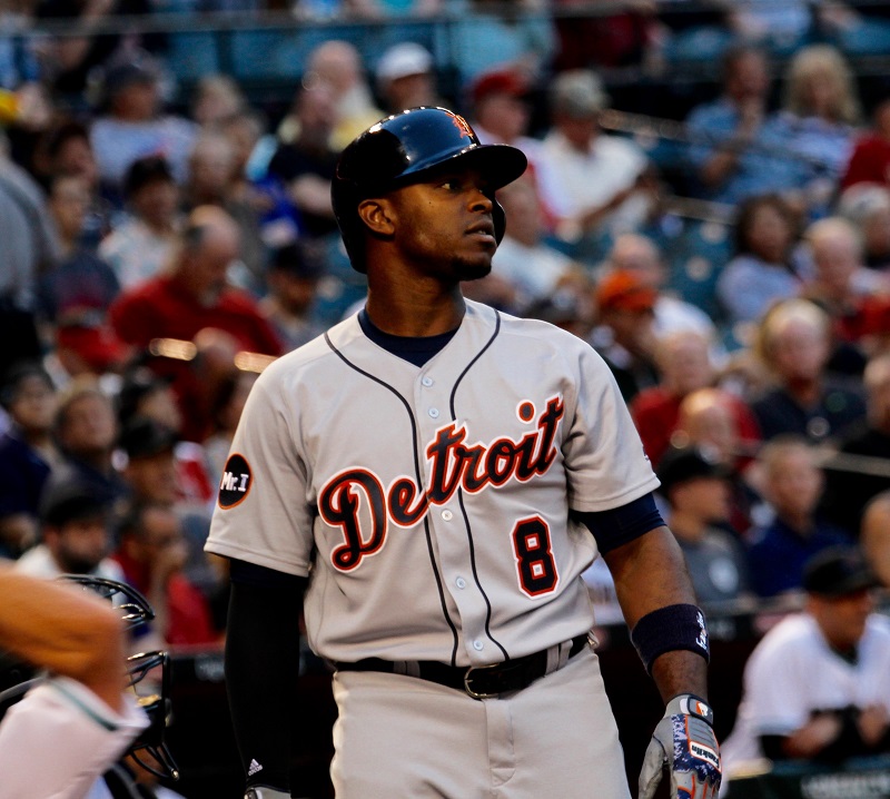 Justin Upton left fielder for the Detroit Tigers at Chase Field in Phoenix AZ USA June 9, 2017. 